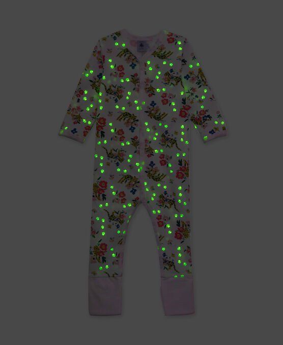 Petit Bateau pyjama verwijderbare voetjes- lichtgevend