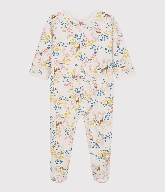 Petit Bateau pyjama molton bloemetje